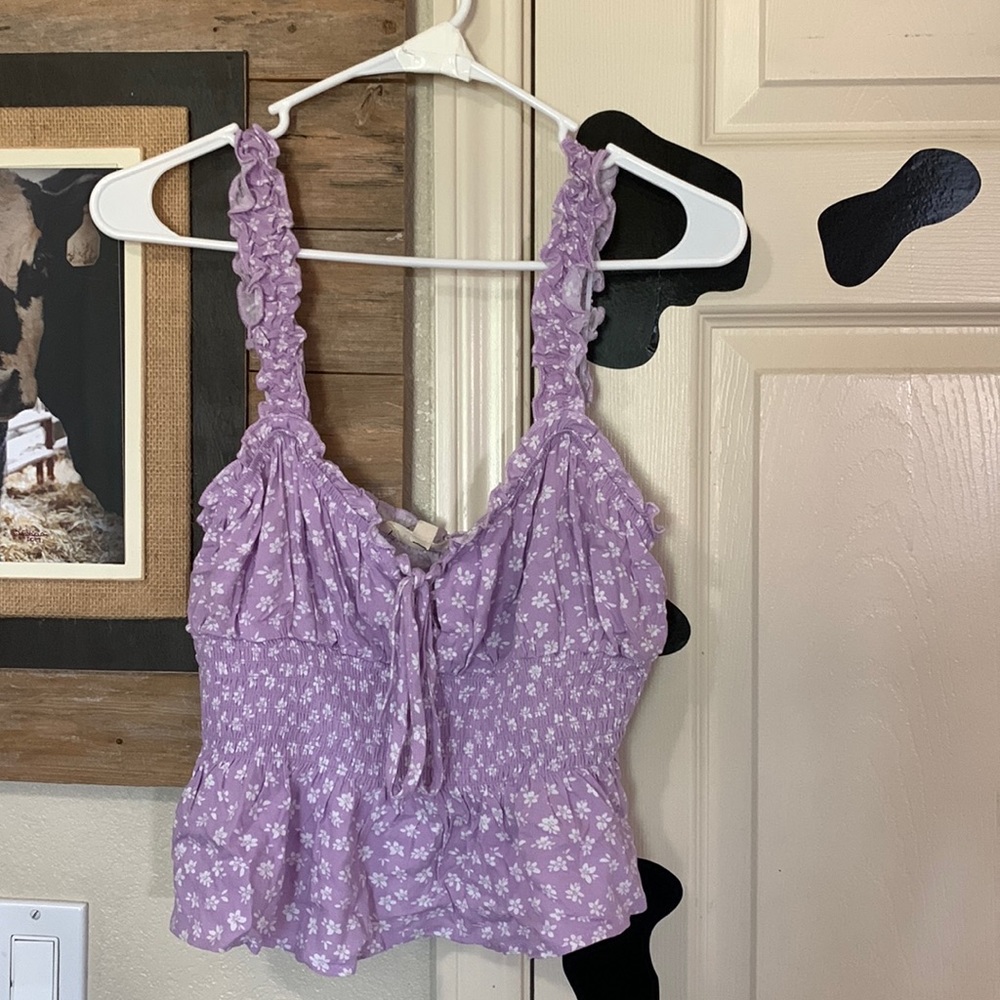 Medium L.A Hearts crop top